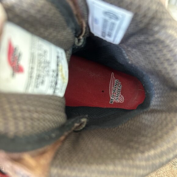 Red Wing 3524 Steel Toe Waterproof Lace Up Ankle Work Boots Mens 8 D - Picture 10 of 12